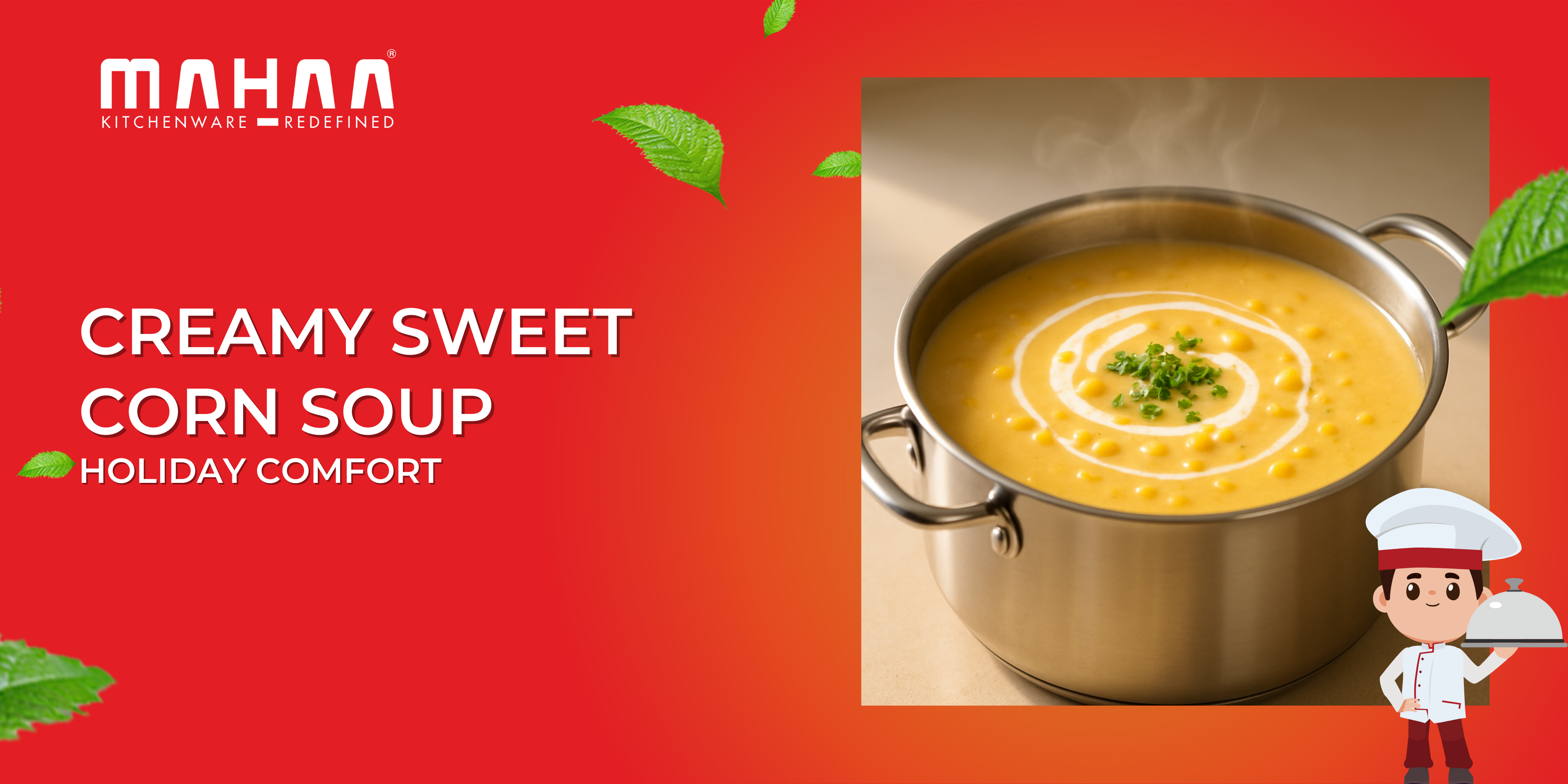 Creamy Sweet Corn Soup (Holiday Comfort)