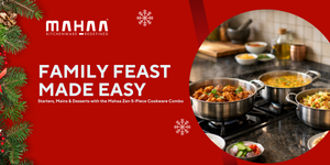 Family Feast Made Easy: Starters, Mains & Desserts with the Mahaa Zen 5-Piece Cookware Combo