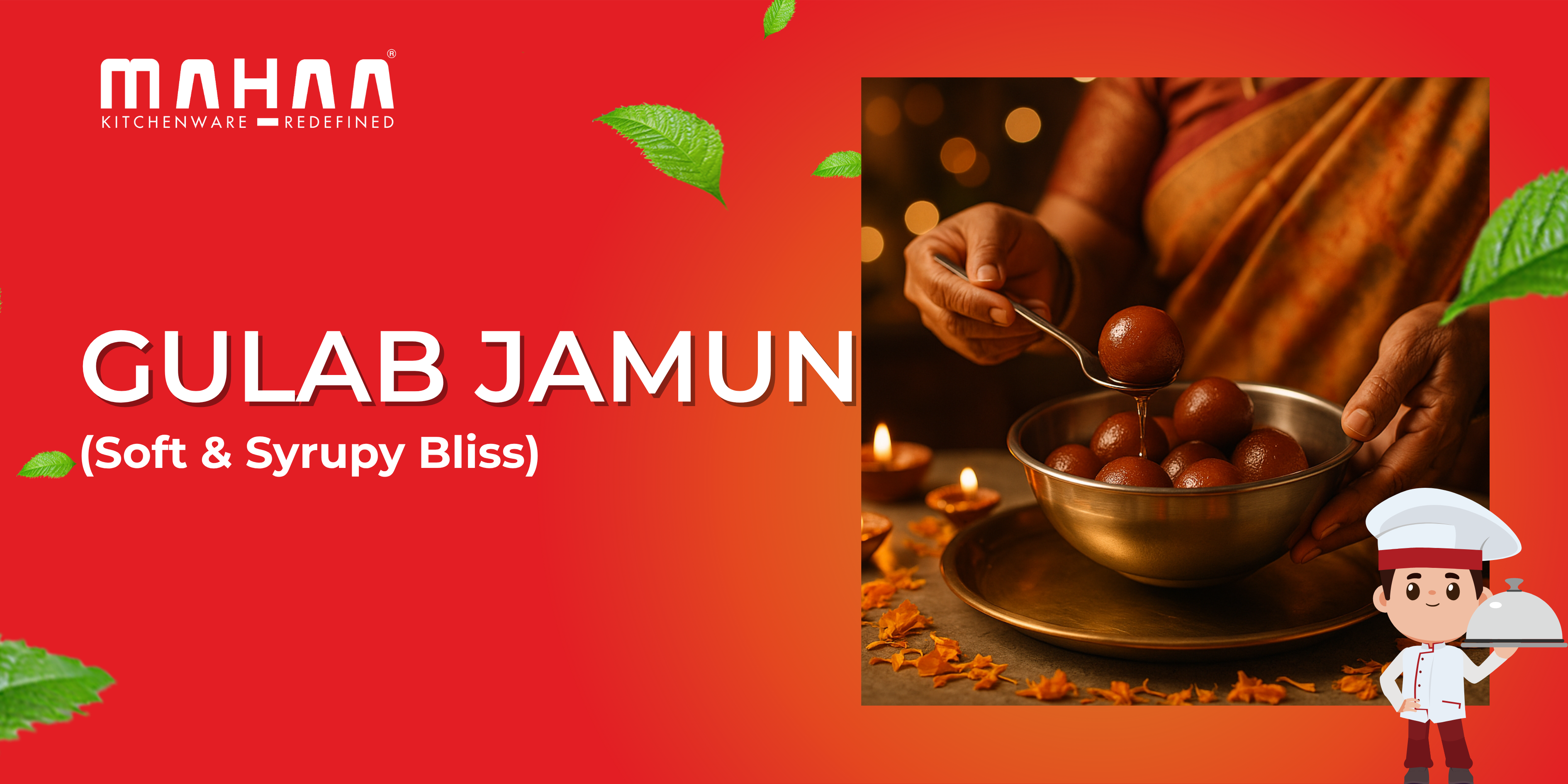 Gulab Jamun (Soft & Syrupy Bliss)