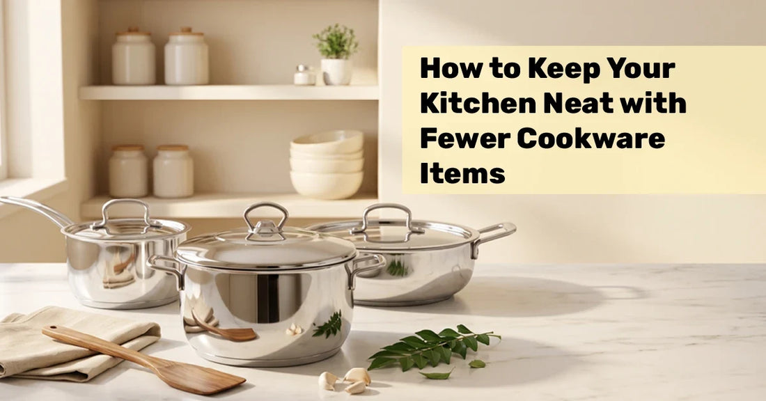 How to Keep Your Kitchen Neat with Fewer Cookware Item