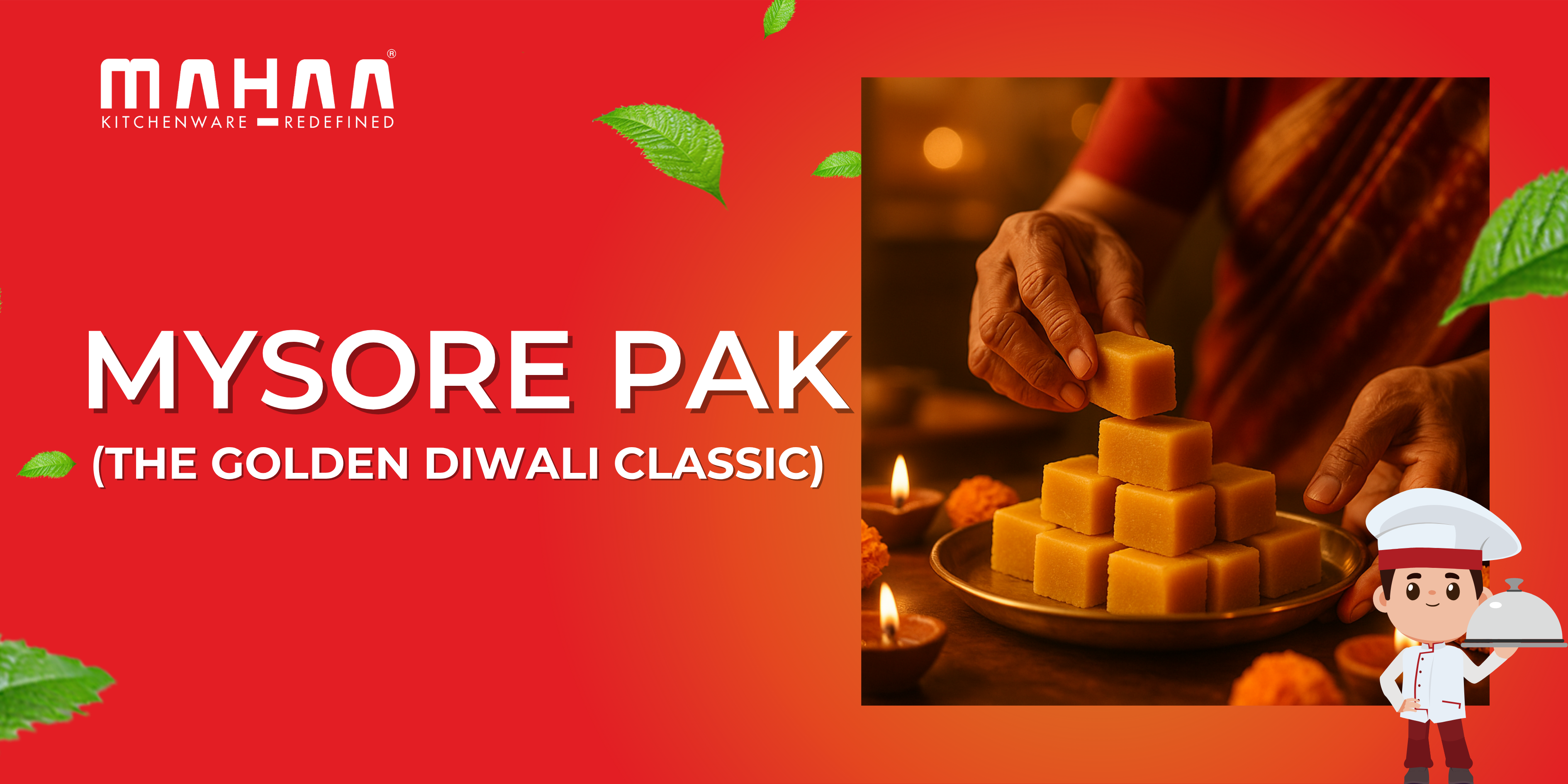 Mysore Pak (The Golden Diwali Classic)