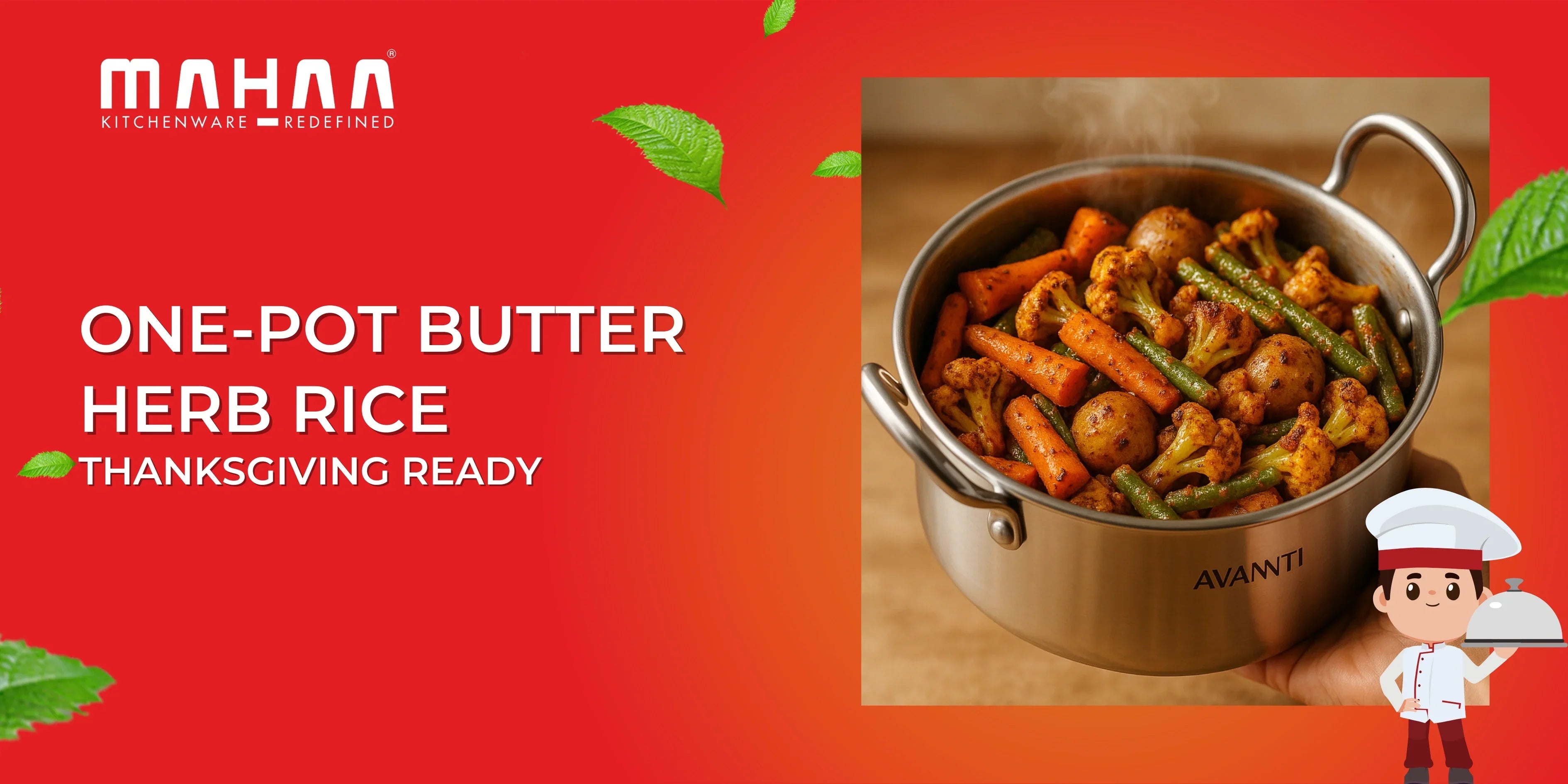 One-Pot Butter Herb Rice (Thanksgiving Ready)