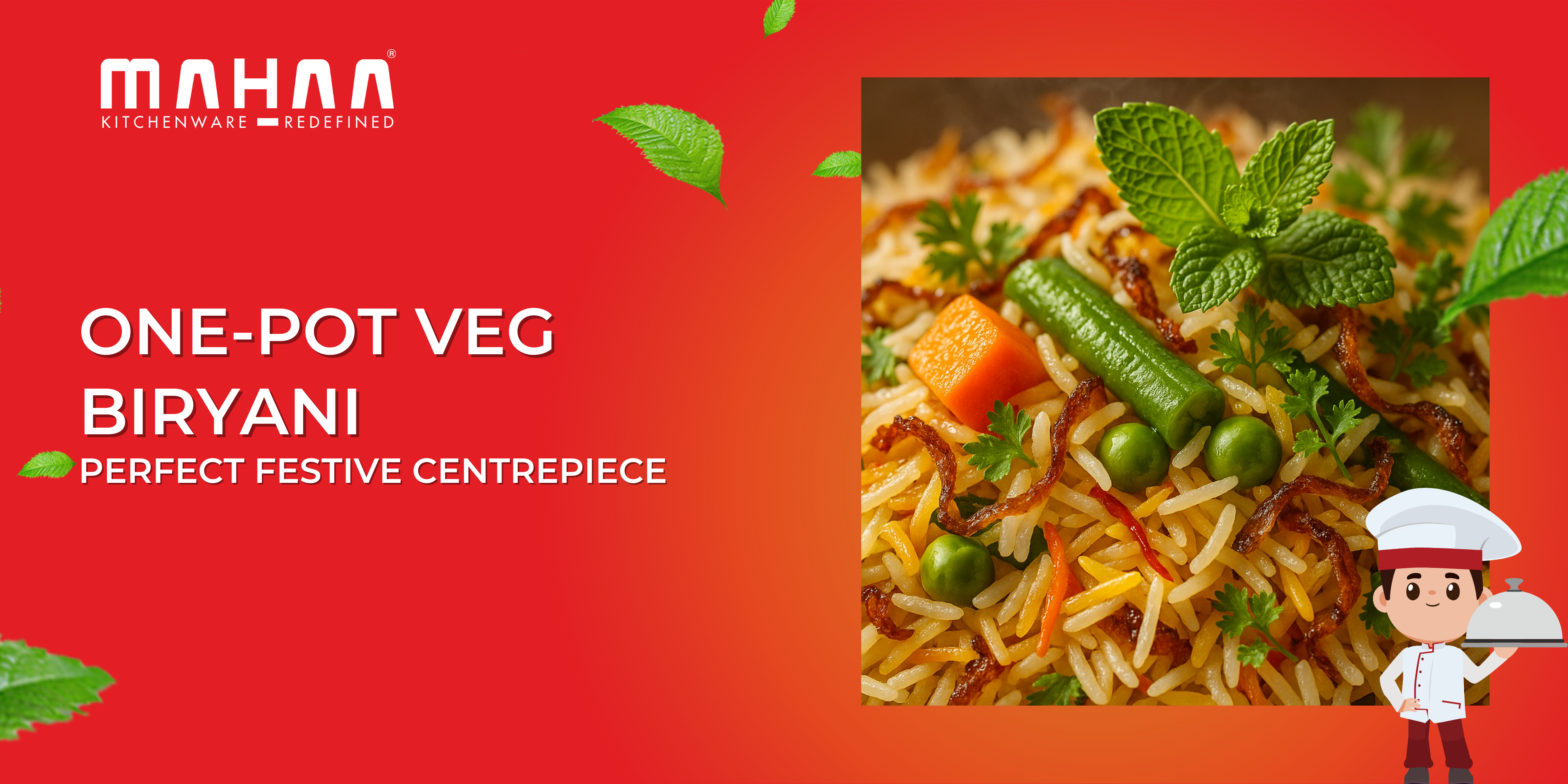 One-Pot Veg Biryani (Perfect Festive Centrepiece)