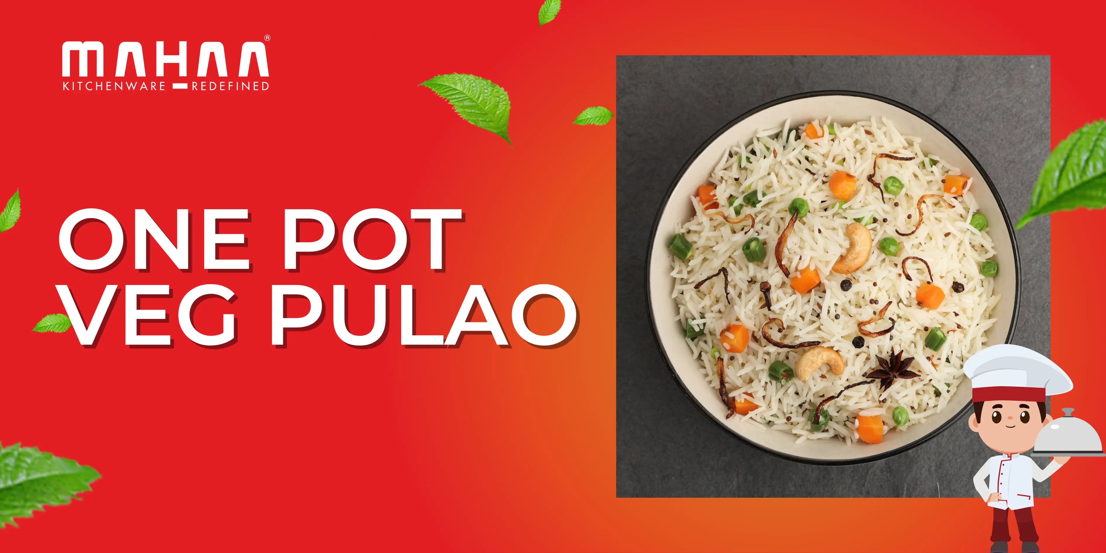 One-Pot Veg Pulao in 30 Mins | Fluffy & Flavorful with Mahaa Avanti Pot