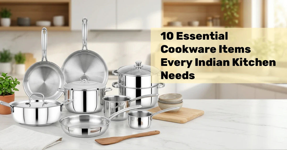 10 Essential Cookware Items Every Indian Kitchen Needs