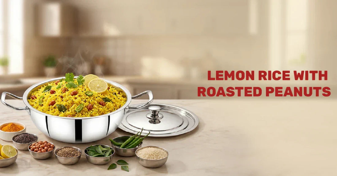 Lemon Rice with Roasted Peanuts