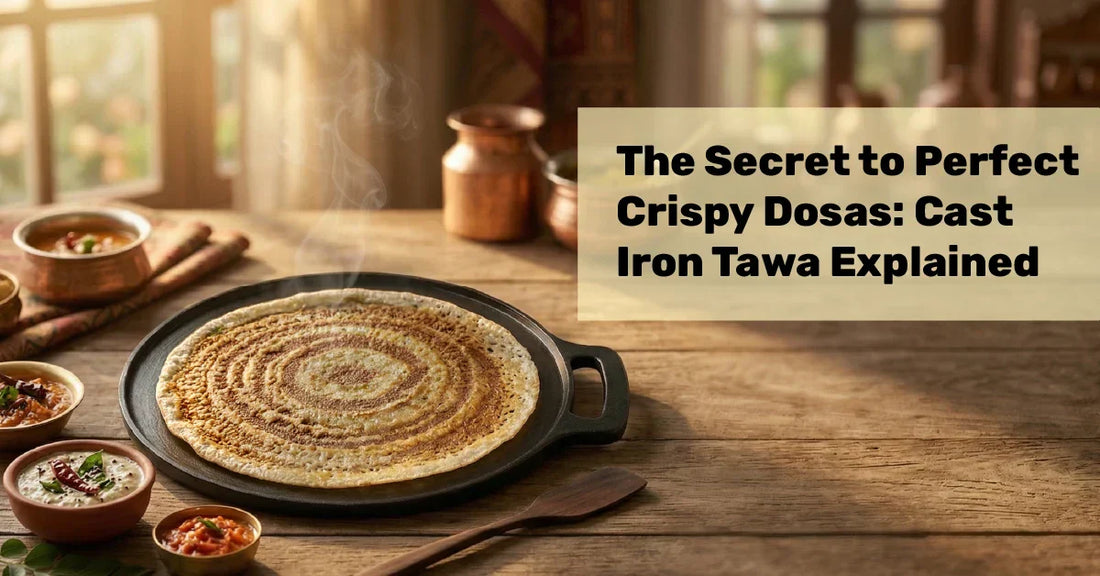 The Secret to Perfect Crispy Dosas: Cast Iron Tawa Explained