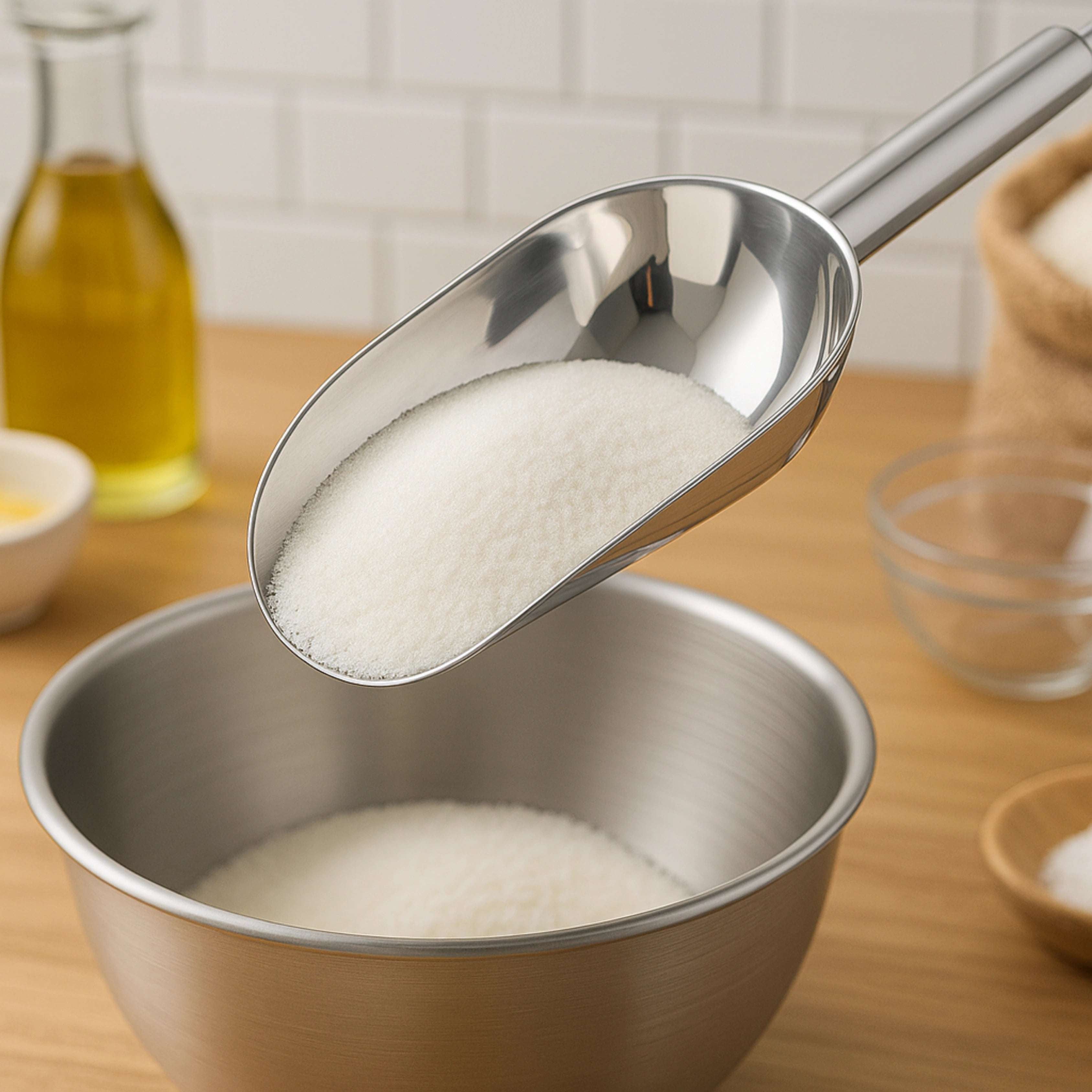 Stainless Steel Scoop – Shovel Design | Rust-Free | Lightweight & Durable | Ideal for Rice, Flour, Pulses, Grains | Hotel & Home Use