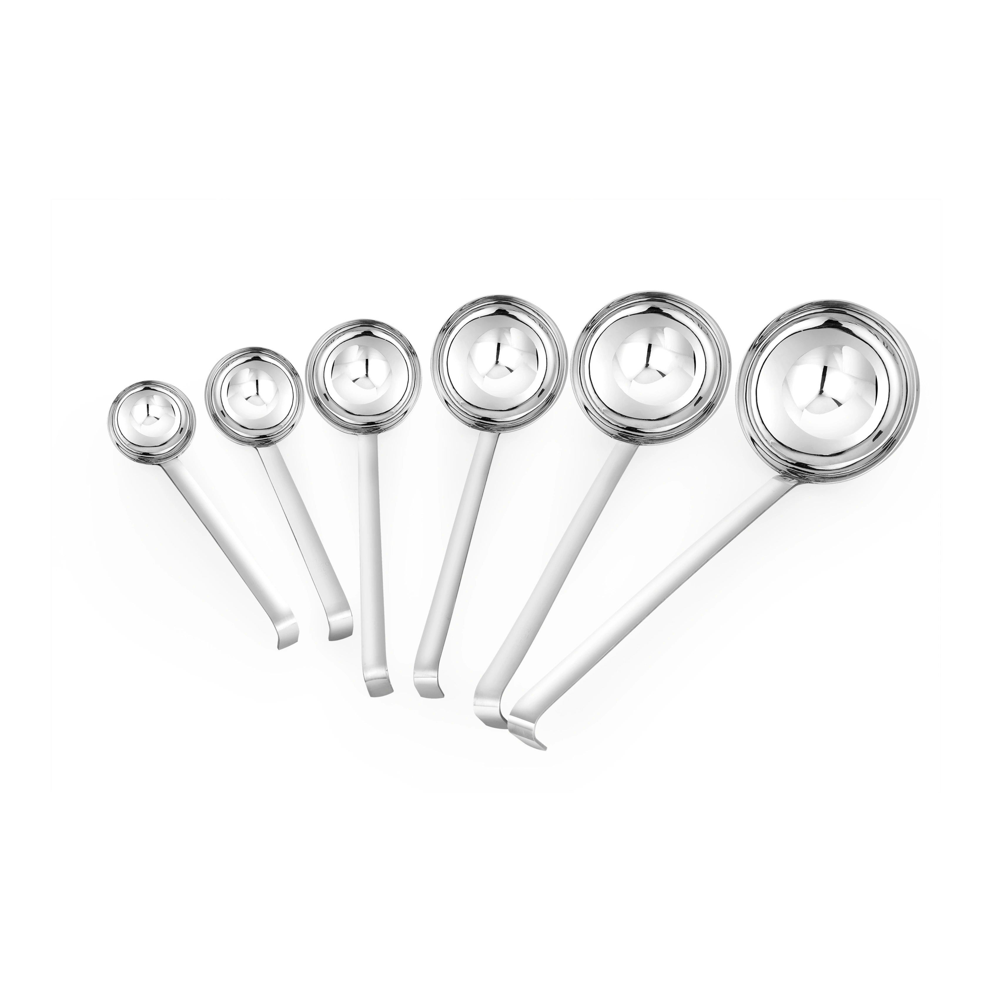 MAHAA Stainless Steel Ladle – Heat-Resistant Handle | Deep Bowl Design | Rust-Free | Ideal for Soups, Stews, Sauces & Curries | 6.5/8/10/12/14/16/18//20 CM