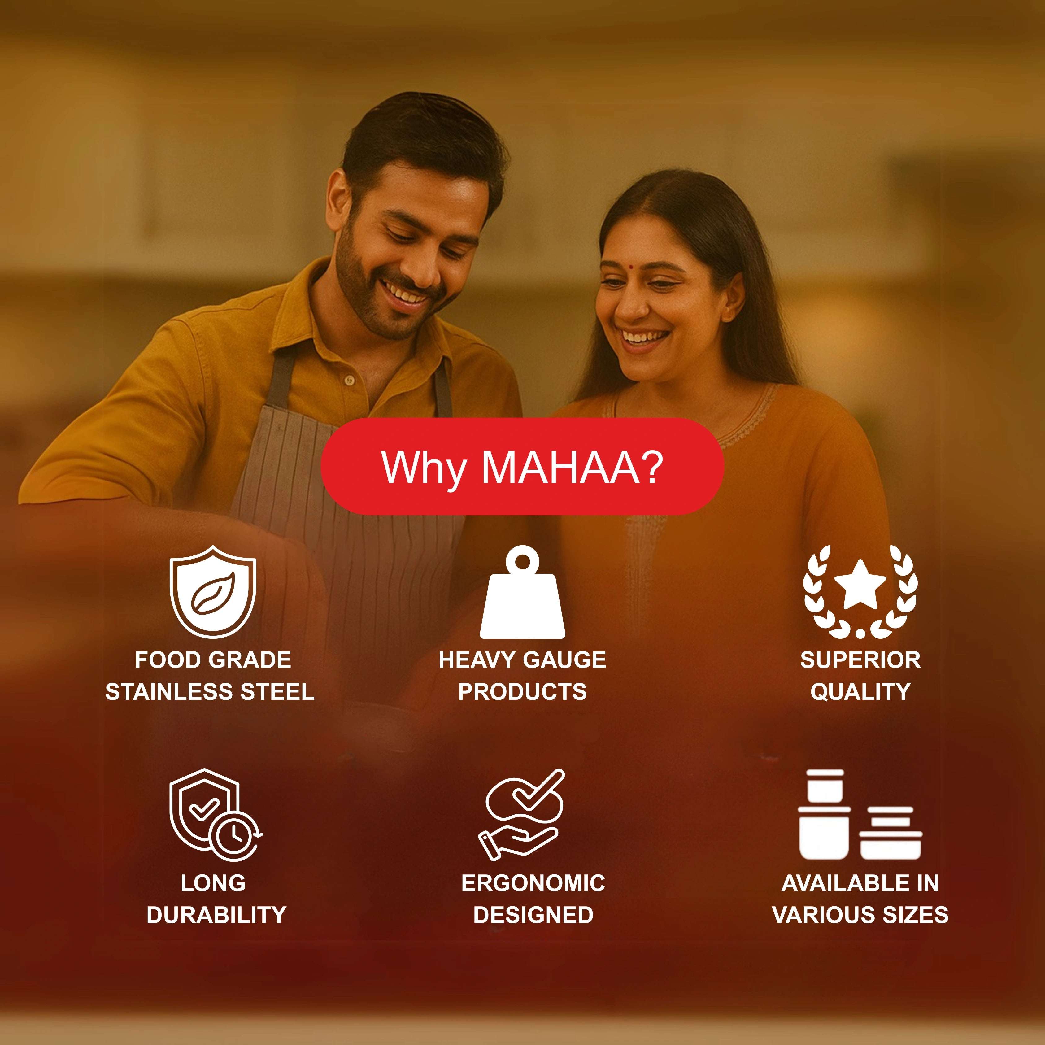 Stainless Steel Halwa Plate – 2 Pcs Set | High Quality | Hammered Finish | Rust-Free & Dishwasher Safe | Perfect for Serving Indian Desserts