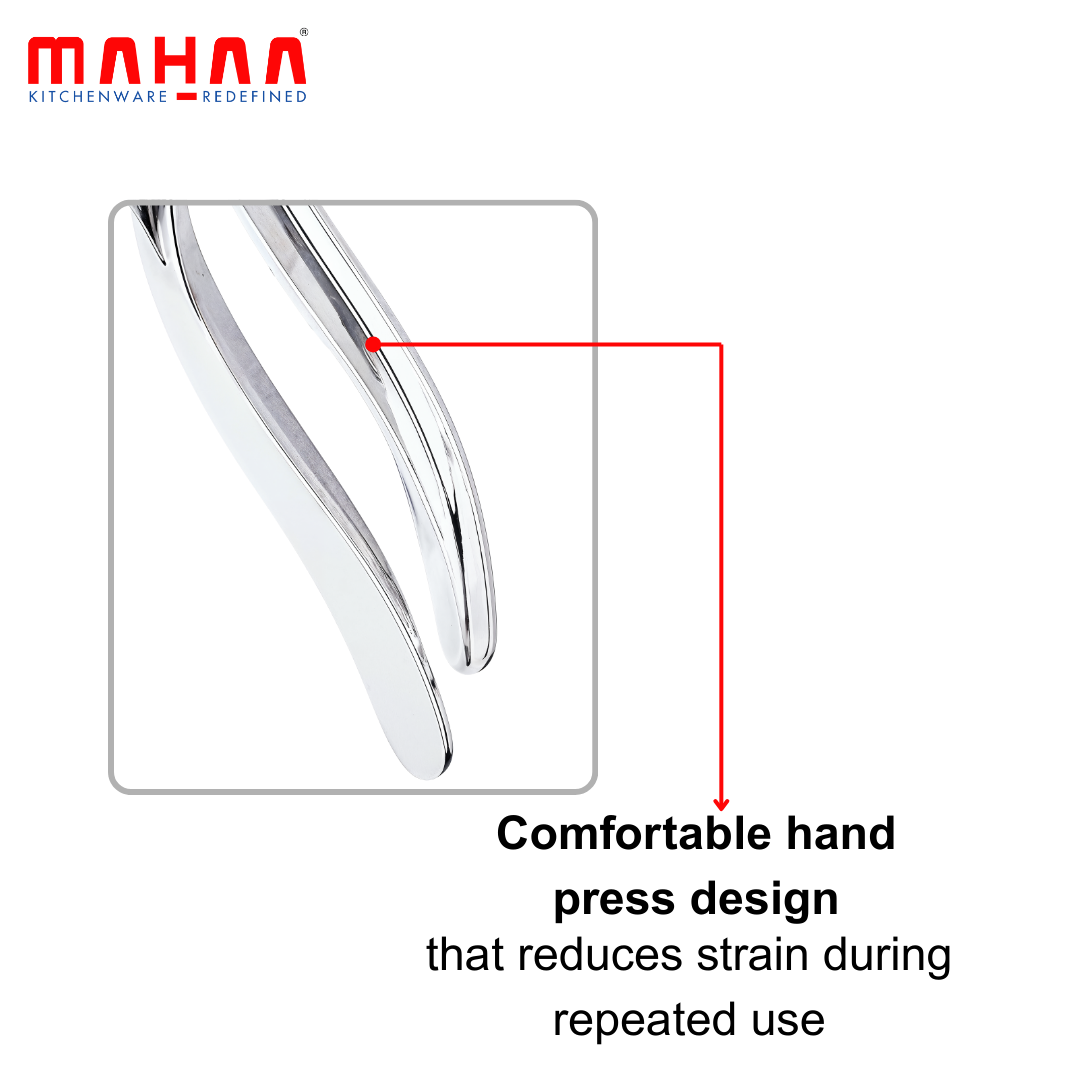 Mahaa Garlic Crusher for Kitchen – Effortless Garlic Press, Easy to Clean, Quick Daily Cooking Prep