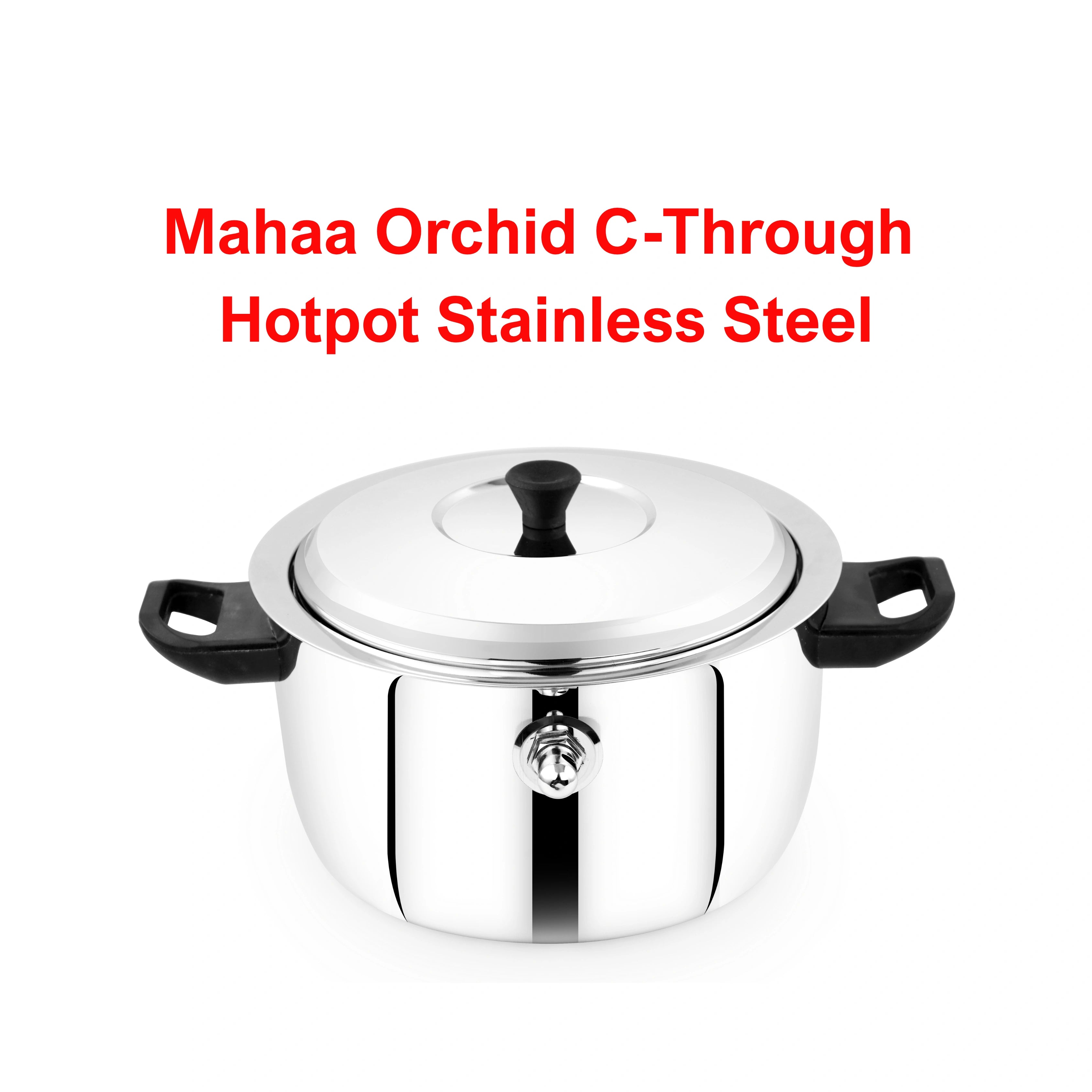 MAHAA Stainless Steel Combo 4-Plate Idly Cooker + 2L Milk Boiler with Whistle + 1.5L See-Through Hotpot | Induction Compatible & Dishwasher Safe