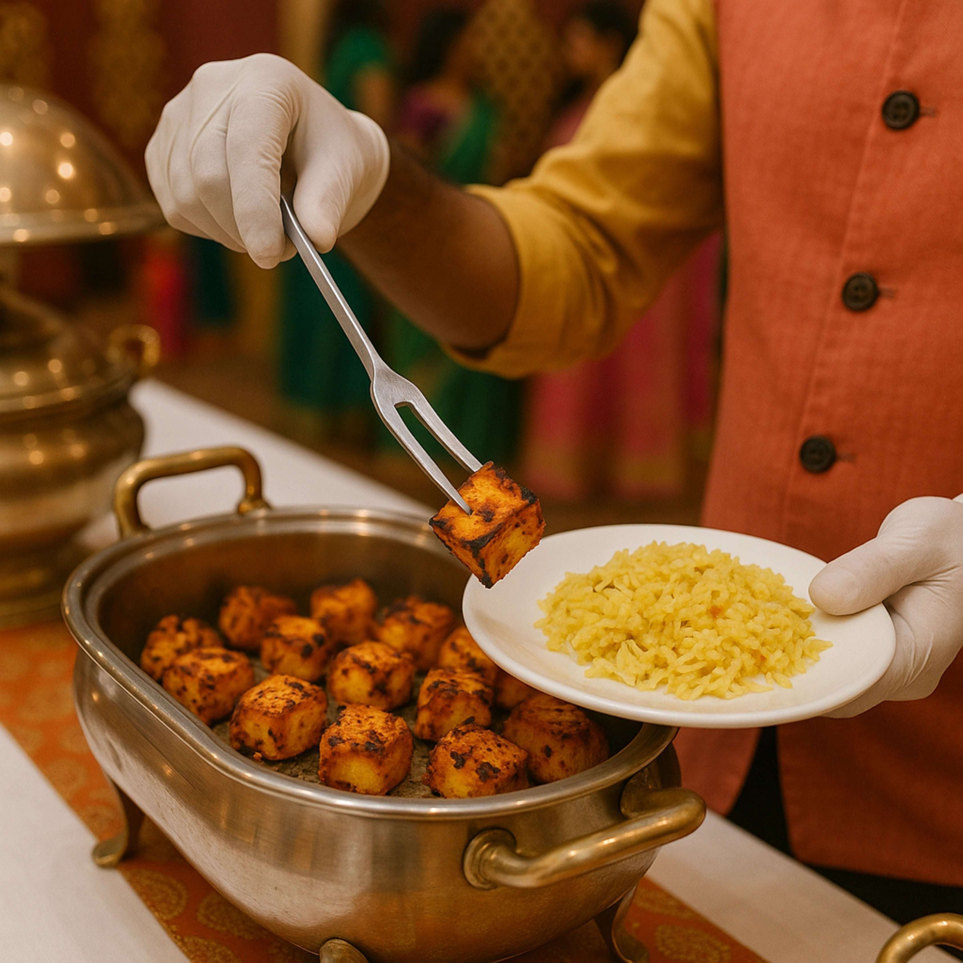 Basting Fork – Stainless Steel Two-Tine Fork | Matt Finish | Hanging Hook | Ideal for Hotel & Catering Use