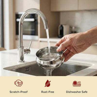 Stainless Steel Bulging Katori – 2 Pcs Set, High Quality, Mirror Finish, Rust-Free & Dishwasher Safe, Ideal for Curries, Sweets & Side Servings, 6 cm, 7 cm, 8 cm, 12 cm