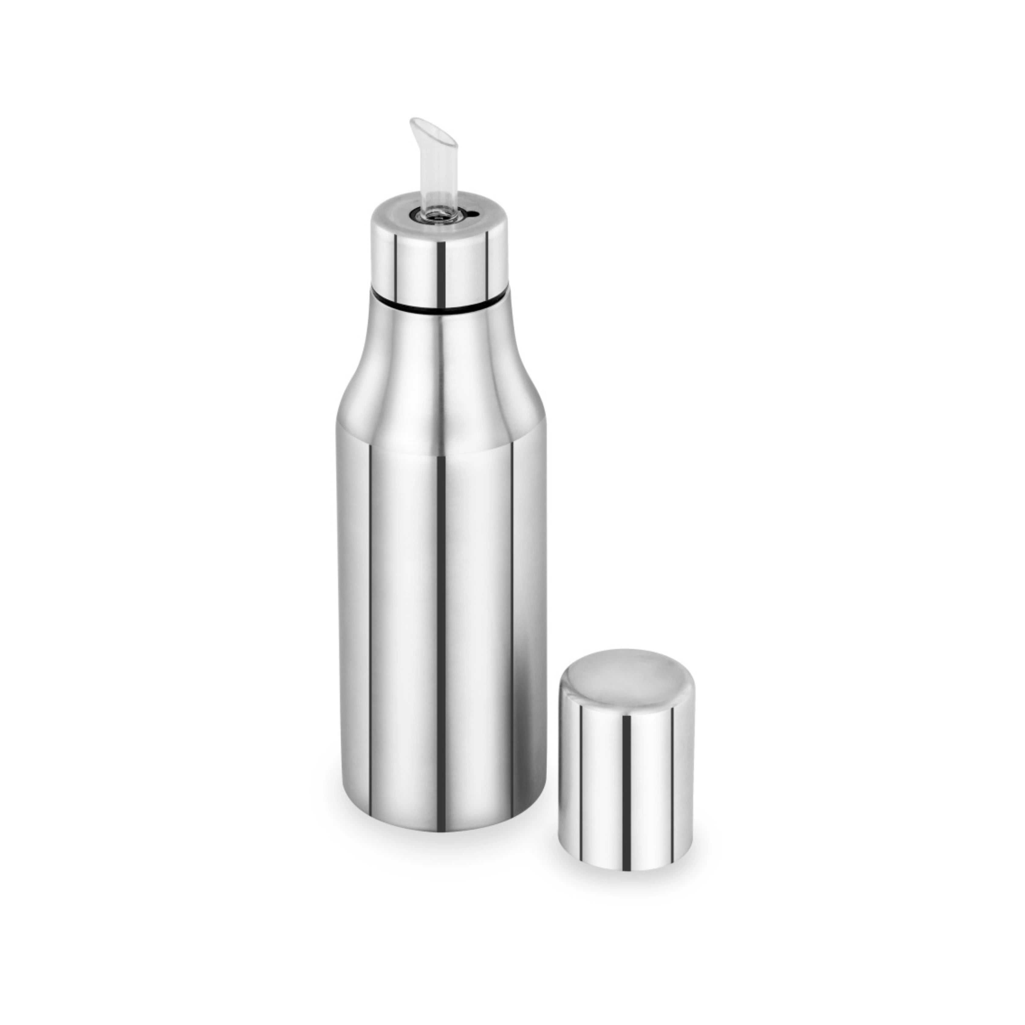 MAHAA Stainless Steel Oil Dispenser | Oils, Sauces, Liquids | Dishwasher Safe, Leakproof & Long Lasting (500 ML, 1 Litre)
