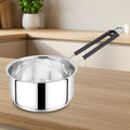 Utena Stainless Steel Sauce Pan:Tea, Milk, Soup, Maggie Pan, Tri Ply Base, Non-stick, Gas & Induction Compatible, StayCool+ Handle, 14cm / 16cm / 18cm / 20cm