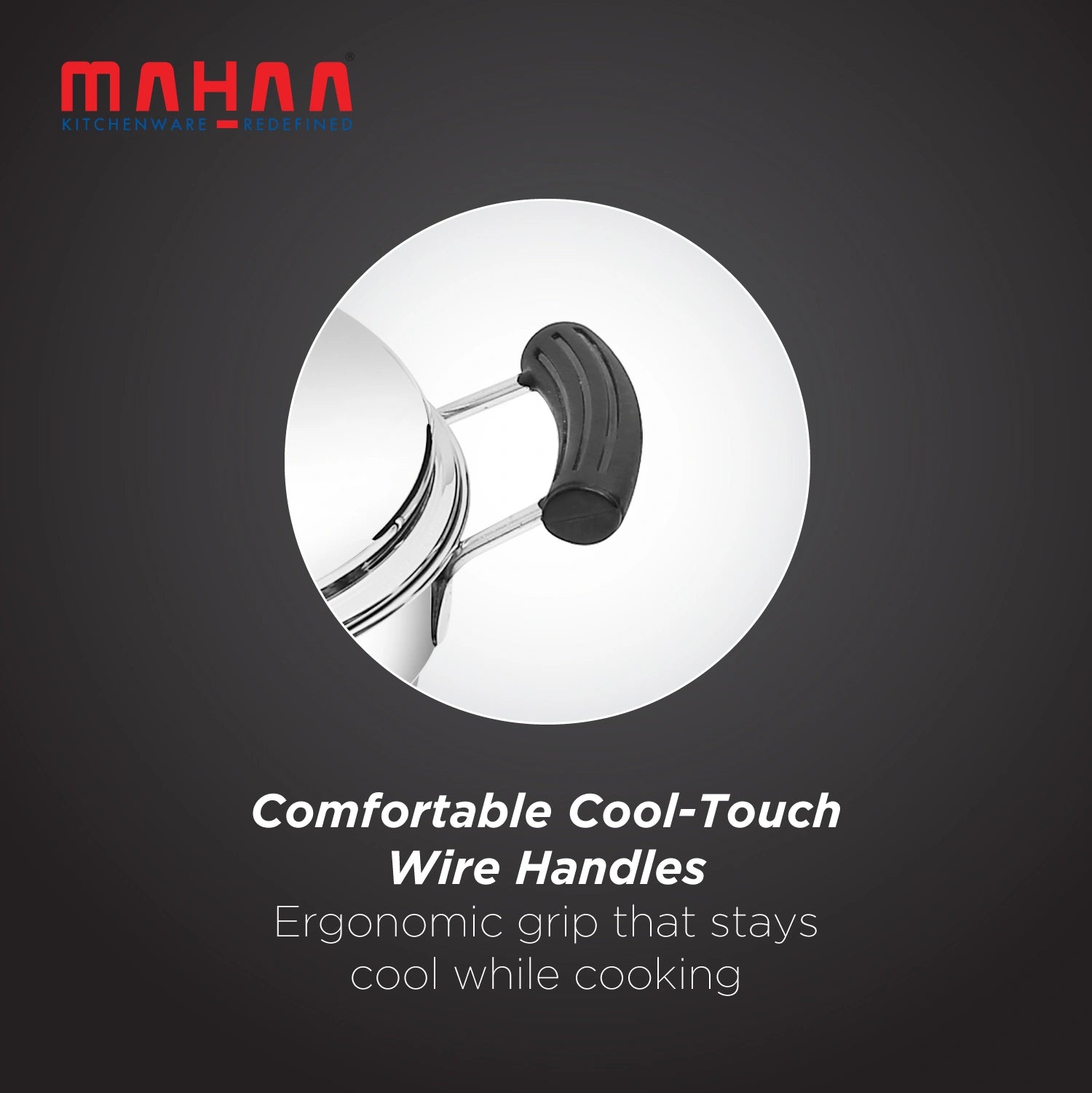 MAHAA Stainless Steel Multi Kadai 22CM – Versatile Kadai with Steam Release Lid | Steam Idlis, Mini Idlis, Dhokla, Idiyappams, Momos and Vegetables | Tri Ply Base | StayCool+ Handle & Lid Knob