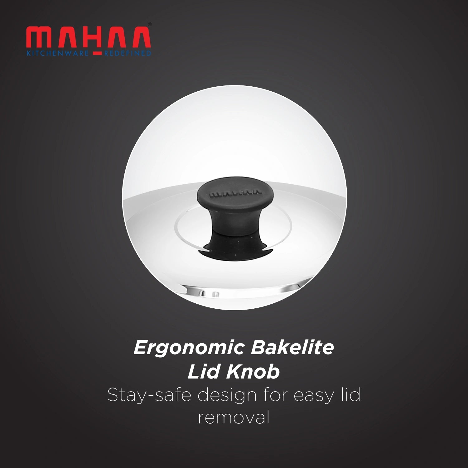 MAHAA Stainless Steel Multi Kadai 20CM – Versatile Kadai with Steam Release Lid | Steam Idlies, Idiyappams, Momos and Vegetables | Tri Ply Base | StayCool+ Handle & Lid Knob