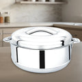 Iris Stainless Steel Casserole, Double-Wall Insulated Hot Box with Lock Lid, Food Warmer for Rice, Curries, Rotis