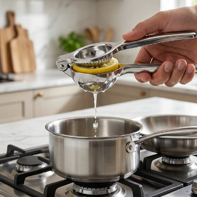 Lemon Squeezer for Kitchen Max Juice, No Mess, Comfortable Grip, Perfect for Nimbu Pani & Cooking