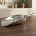 Stainless Steel Scoop: Multipurpose Shovel Design, Rust-Free, Durable, Ideal for Rice, Flour, Pulses, Grains, Hotel & Home Use