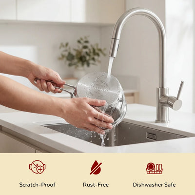 Avanti Stainless Steel Sauce Pan: Premium Quality with Snug-Fit Lid, Tri Ply Base, Non-stick, Gas & Induction Compatible, Cool-Touch Handle, Free ₹300 SS Water Bottle