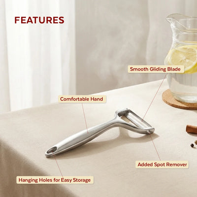 Vegetable Peeler for Kitchen Precision Peeling, Thin Peels, Comfortable Grip, Ideal for Daily Sabzi Prep