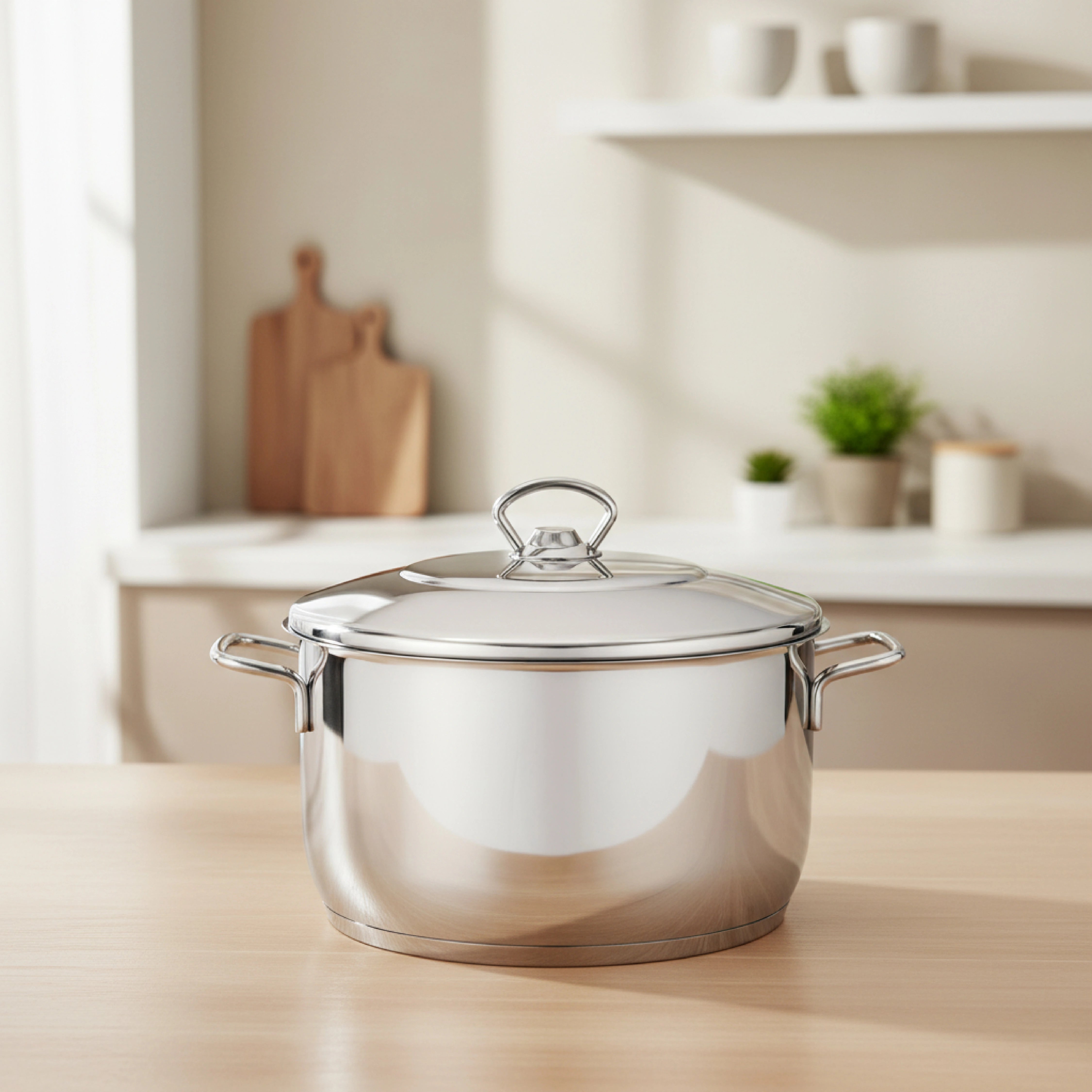 MAHAA Avanti Stainless Steel Cooking / Biryani Pot – Premium Quality with Snug-Fit Lid | Tri Ply Base | Non-stick | Gas & Induction Compatible | Cool-Touch Handle | 1.2L to 11.6L | Free ₹300 SS Water Bottle