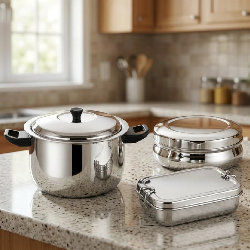 Milk boiler & Storage boxes